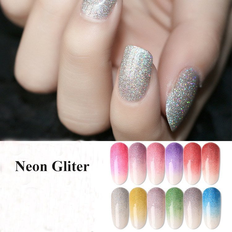 Neon Glitter Gel