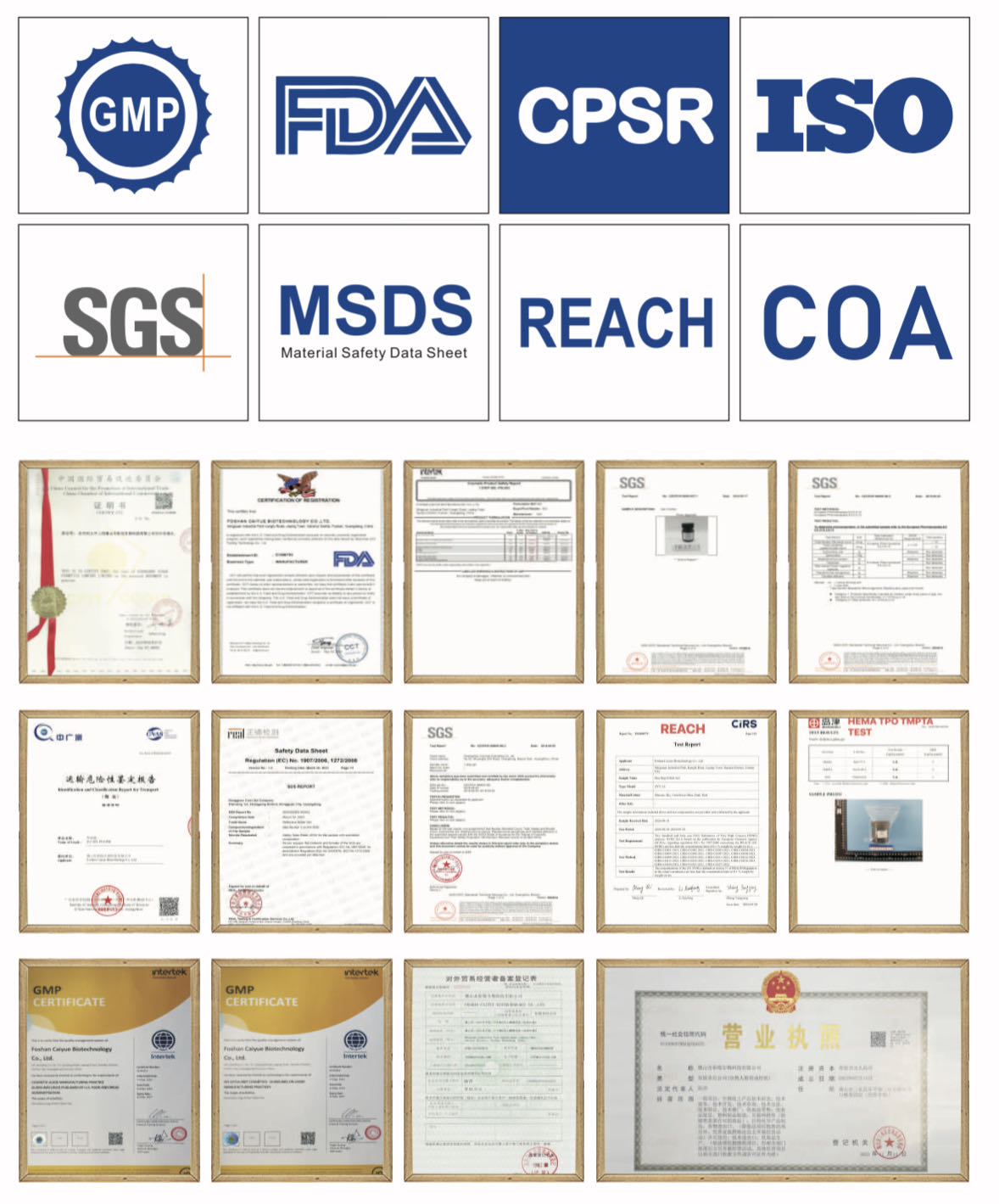 Gel Nail Polish CPSR GMP ISO FDA Certificate